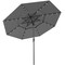 Outdoor 10 Feet Solar Umbrella with LED Lights and Adjustable Tilt for Perfect Shade
